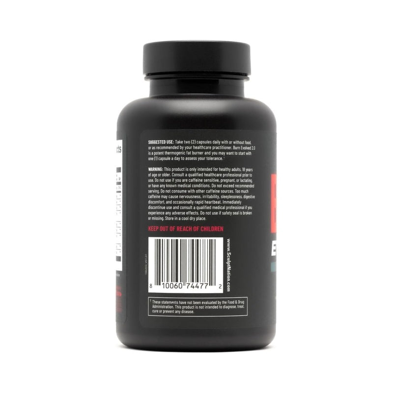Sculpt Nation by V Shred Burn Thermogenic Fat Burner for Men & Women